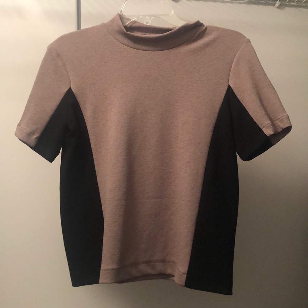 Zara Tan and black top